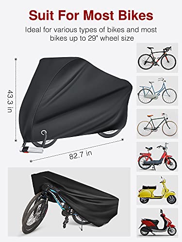 Puroma XL Bike Cover - Rain Sun UV Dust Wind Proof