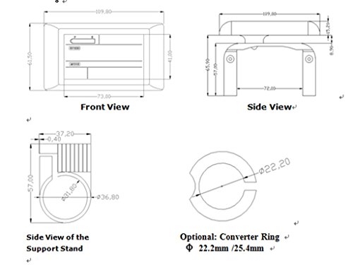 NBpower 72V SW900 LCD Display Used for E-Bike Kit, Electric Bicycle Conversion kit, Electric Bicycle Part & Accessories.