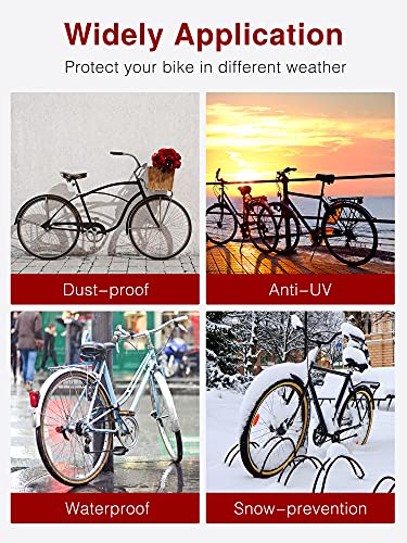 Puroma XL Bike Cover - Rain Sun UV Dust Wind Proof