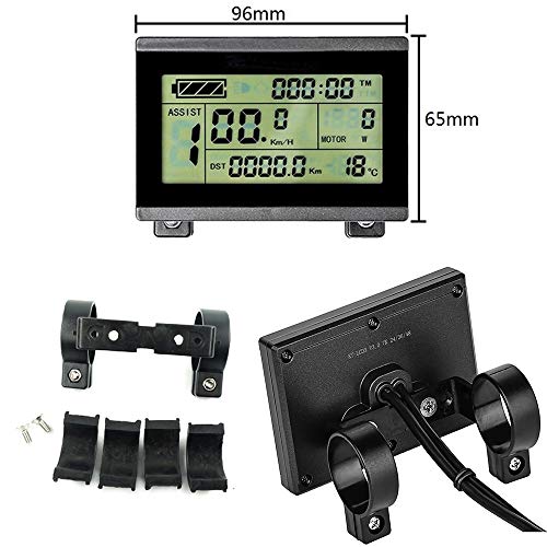 Schuck 48V1000W Electric Bicycle Conversion Kit 20" 24" 26" 27.5" 28" 29" 700C Front Wheel E-Bike with LCD3 Display (26 inch)