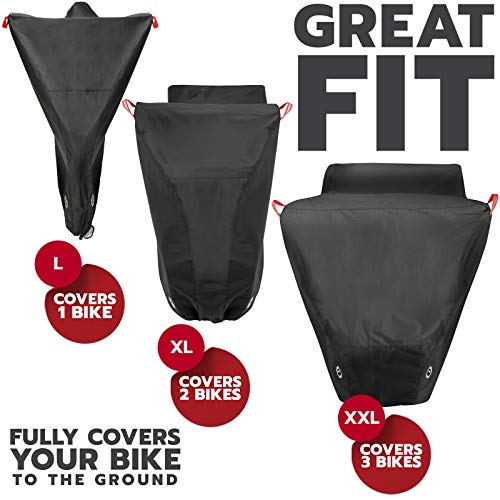 Outdoor Bike Storage Cover - XL for 2 Bikes