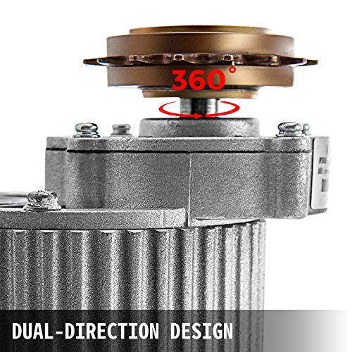 BestEquip Bicycle Reduction Motor 450W 36V Geared Motor 450RPM 16A Brushed Motor with Twist Kit and Lamp for Electric Bike Conversion Kit Electric Bicycle Scooter Motor