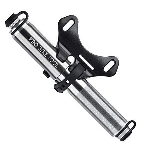 PRO BIKE TOOL Mini Bike Pump Fits Presta and Schrader - High Pressure PSI - Reliable, Compact & Light - Best Quality & Performance - Bicycle Tire Pump for Road, Mountain and BMX Bikes