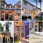 MAXvolador Waterproof Outdoor Wall Lanterns - 2 Pack