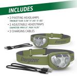 Energizer PRO-400 Rechargeable Headlamp 2-Pack
