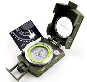 AOFAR AF-4074 Military Waterproof Lensatic Compass