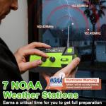 Solar Hand Crank Emergency Weather Radio & Charger
