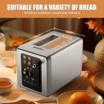 Wide Slot Digital Toaster with Sound Alerts