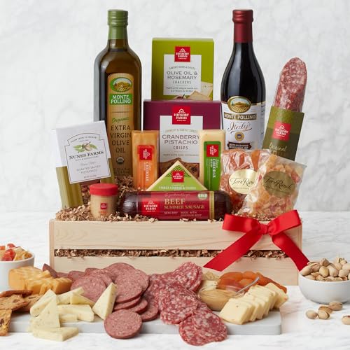 California Delicious Meat and Cheese Gift Basket