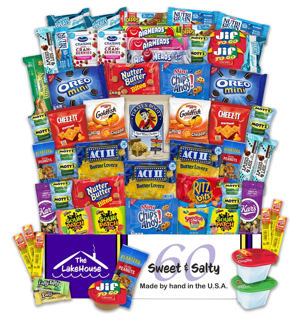 Salty Sweet Snack Box - 60 Count Variety