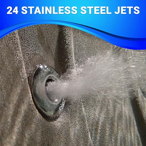 Shoreline Lounger 24 Jet Hot Tub in Cobblestone