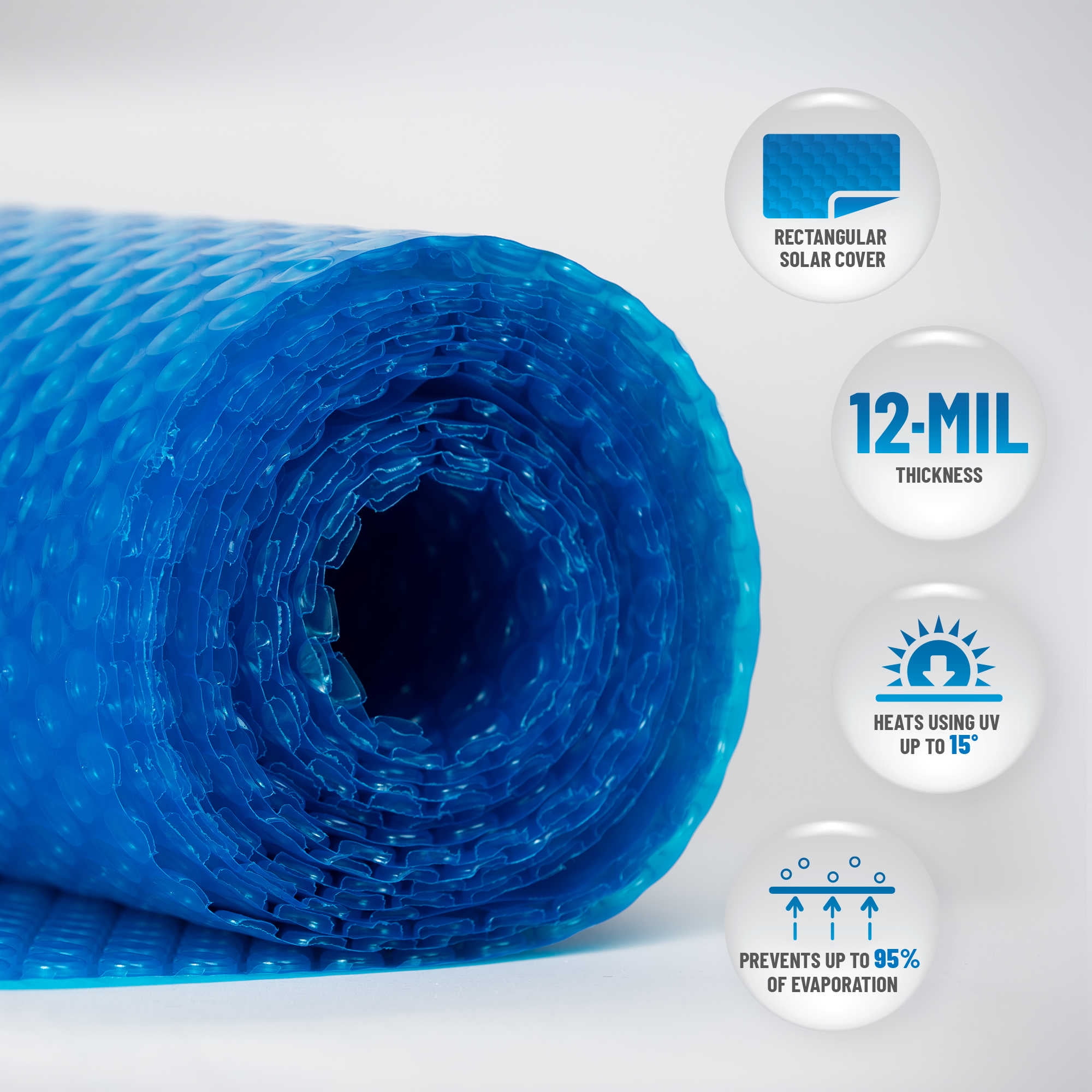 Blue Wave 12-mil Solar Blanket for Hot Tubs