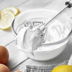 OOKUU Semi-Automatic Stainless Steel Egg Whisk