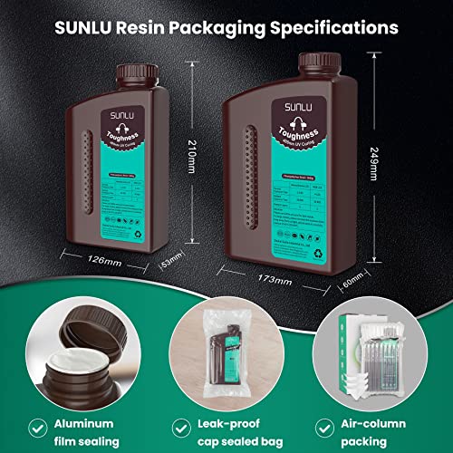 SUNLU Flexible High Tough 3D Printer Resin 1KG