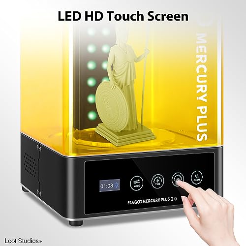 ELEGOO Mercury Plus 2.0 3D Resin Washer and Cure Box
