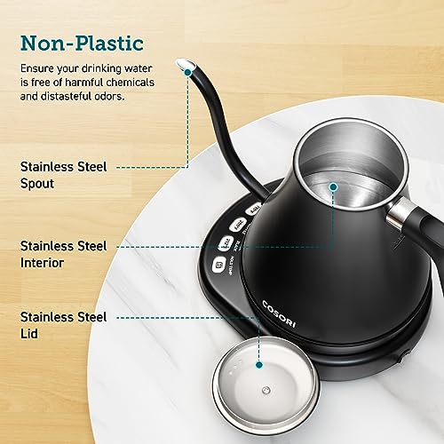 COSORI Electric Gooseneck Kettle with 5 Settings