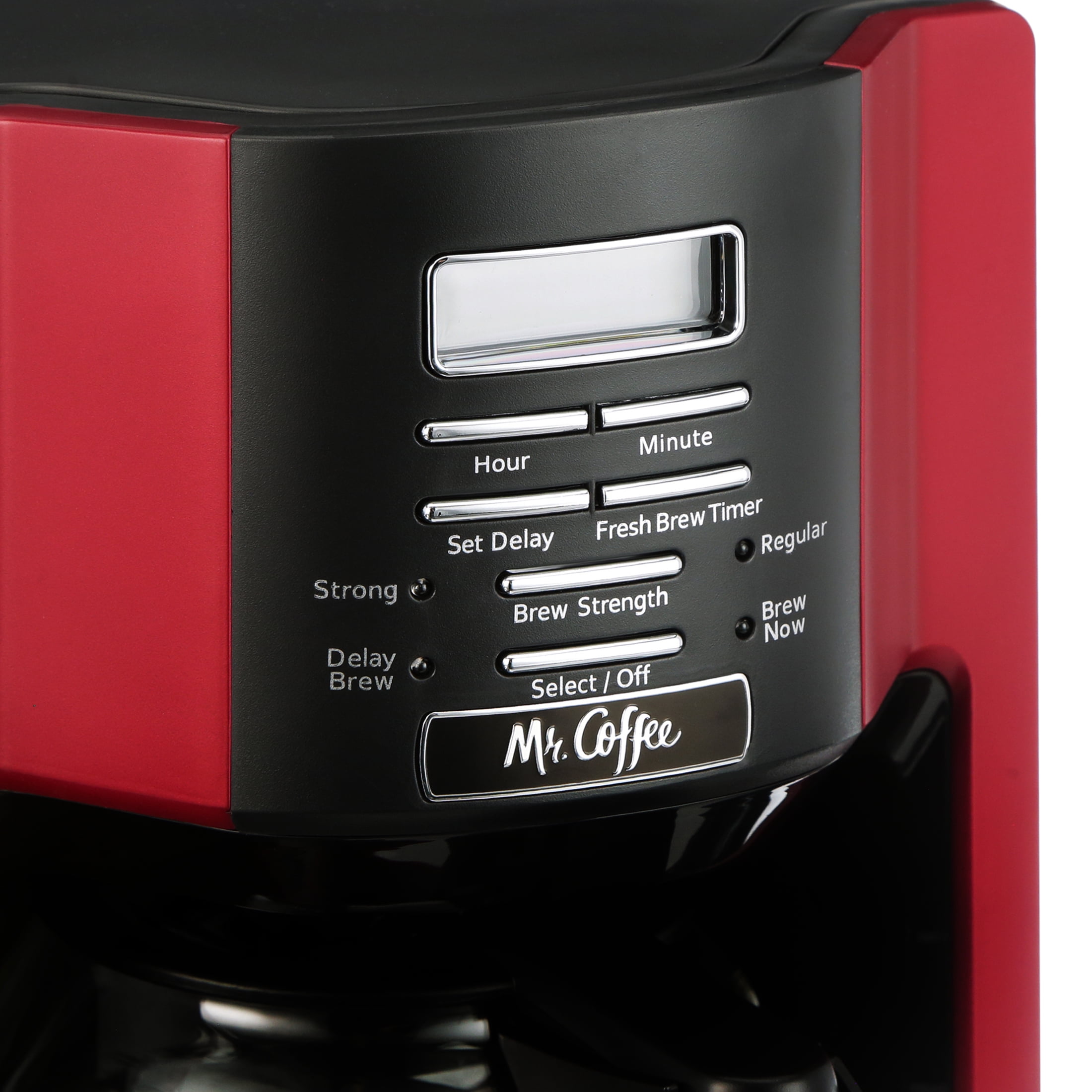 Mr. Coffee 12-Cup Programmable Coffee Maker – Red