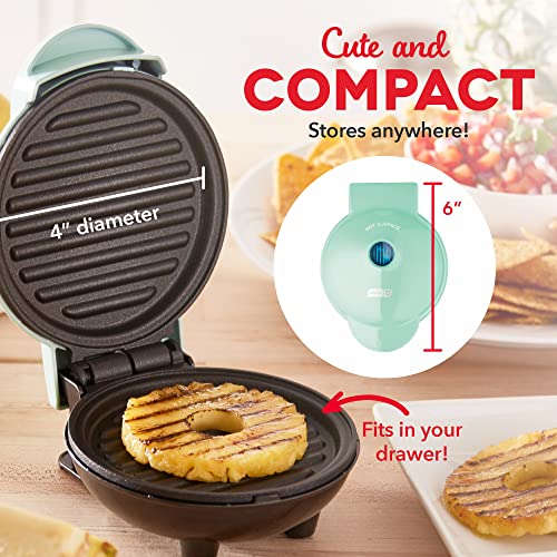 Dash Mini Grill Maker, Aqua