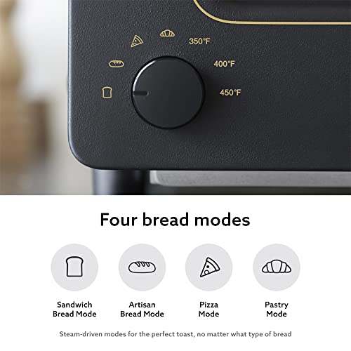 BALMUDA Toaster with 5 Cooking Modes - Black