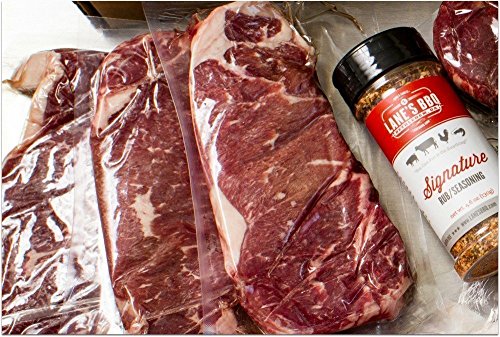 10 Juicy New York Strip Steaks, 8 oz. Each