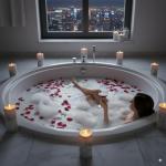 Venta Marble Flameless LED Pillar Candle Set