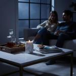 Venta Marble Flameless LED Pillar Candle Set