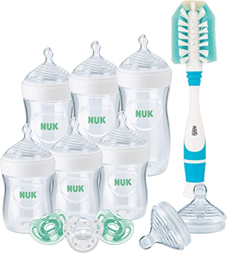 NUK Simply Natural Baby Bottle Newborn Gift Set, Timeless Collection, Amazon Exclusive by Graco Children's Products