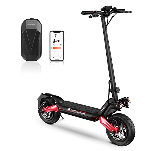 Circooter Raptor Electric Scooter Adult with Smart APP, 800W Motor, 28 Mph Top Speed, 25 Miles Range, 10 inches All Terrain Tires Off Road E Scooter UL Certified, Dual Charger Ports & Storage Bag by WUYI JINYUE ENGINE SCIENCE AND TECHNOLOGY CO., LTD.