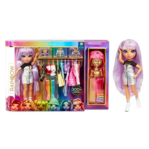 Rainbow High Fashion Studio â Includes Free Exclusive Doll with Rainbow of Fashions and 2 Sparkly Wigs to Create 300+ Looks | Clothes & Accessories | for Kids Ages 3+ from Rainbow High