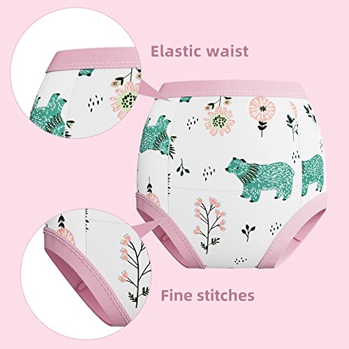 Yufanlili 8 Pack Baby Potty Training Underwear,Cotton Toddler Absorbent Training Pants,Toddlers Pee Training Diaper Underwear 2T-3T Pink from Yufan Clothing Co., Ltd