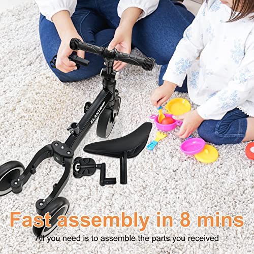 Elantrip 3 in 1 Tricycle for 10 Month to 4 Years Old Kids,Toddler Tricycle Kids Trikes Tricycle, Gift & Toys for Boy & Girl, Balance Training,Adjustable Seat and Removable Pedal from Elantrip