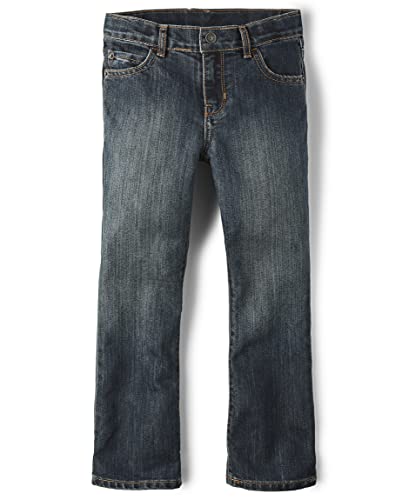 The Children's Place boys Basic Bootcut Jeans, Dustbowl Wash, 7 slim by The Children's Place Children's Apparel