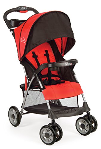 Kolcraft Cloud Plus Lightweight Easy Fold Compact Travel Baby Stroller, Fire Red by Kolcraft