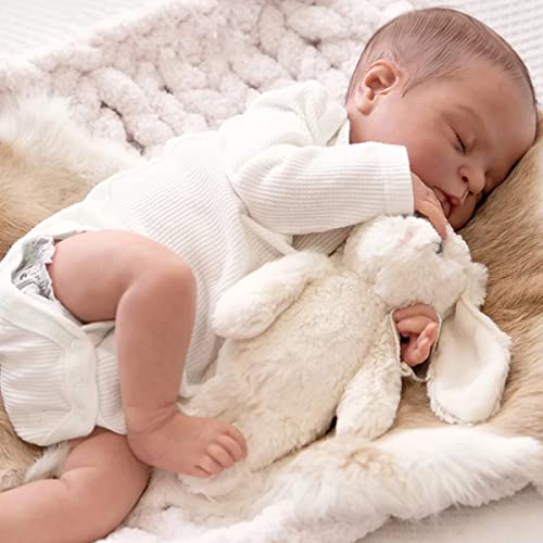 KSBD Reborn Baby Dolls Remi, 18 inch Realistic Newborn Baby Boy Doll, Lifelike Vinyl Reborn Doll with Weighted Cloth Body, Handmade Advanced Painted Gift Set for Kids Age 3+ from KSBD
