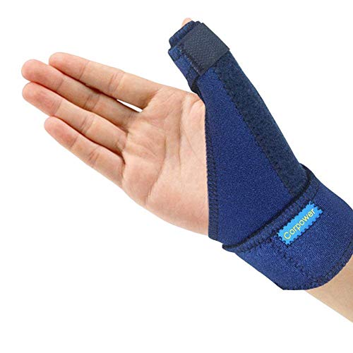 Trigger Thumb Brace - Corpower Thumb Spica Splint - Thumb Spica Stabilizer for Pain, Sprains, Arthritis,Tendonitis (Right Hand Or Left Hand) from Corpower