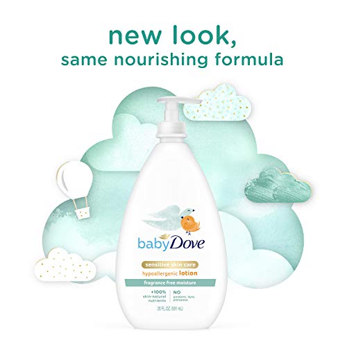 Baby Dove Face and Body Lotion for Sensitive Skin Sensitive Moisture Fragrance-Free Baby Lotion 20 oz from Unilever