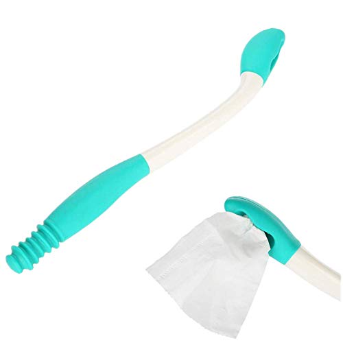 Self Wipe Assist Bottom Wiping Toilet Aid Self Wipe Assist Tissue Holder Tool Long Reach Toilet Tissue Grip Motion Assistance Supplies from DPOWERFUL