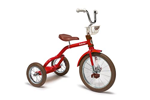 Italtrike Spoke Champion 16" Tricycle with Basket for Toddlers and Kids, Ages 2-5, Red from Italtrike