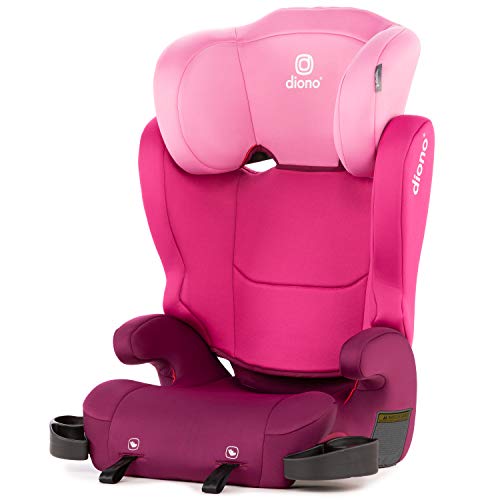 Diono Cambria 2 Latch, 2-in-1 Belt Positioning Booster Seat, High-Back to Backless Booster XL Space & Room to Grow, 8 Years 1 Booster Seat, Pink from AmazonUs/SULY9