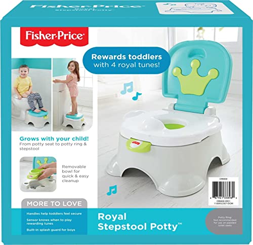 Fisher-Price Royal Stepstool Potty, Blue from Fisher-Price