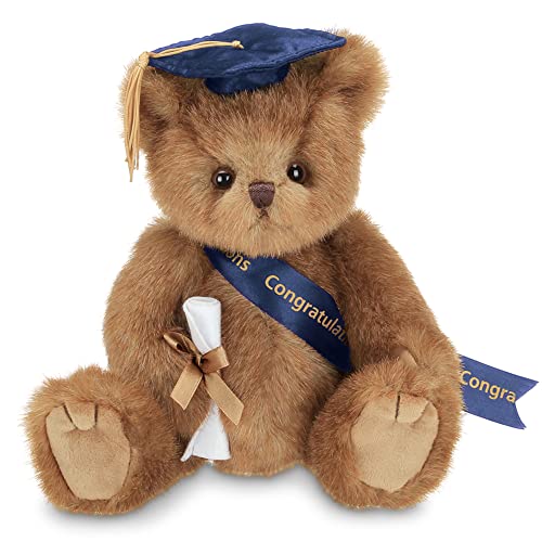 Bearington Smarty Class of 2023 Graduation Plush Teddy Bear Stuffed Animal, Blue Cap, 10 Inch from NQD