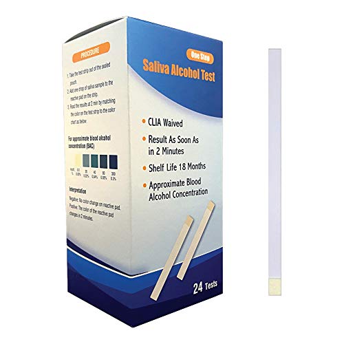 Prime Screen - High Accurate Home 2 Minute Saliva Alcohol Test - 24 Test by Wondfo