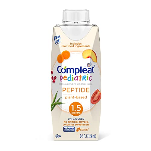 Compleat Pediatric Peptide 1.5 Tube Feeding Formula, Unflavored, 8.45 FL OZ (Pack of 24) from AmazonUs/NESAG