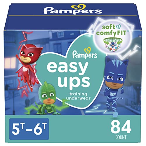 Pampers Easy Ups Training Pants Boys and Girls, 5T-6T (Size 7), 84 Count from AmazonUs/PRFY7