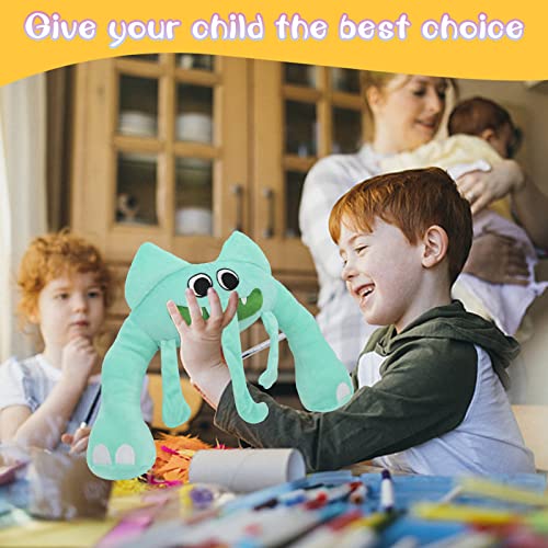 Nucucina Garten of Banban Plush Toy Green Elephant for Fans Gift 10'' Garten of Ban Ban Plush Soft Stuffed Figure Doll for Kids and Adults Great Birthday Gift by Nucucina