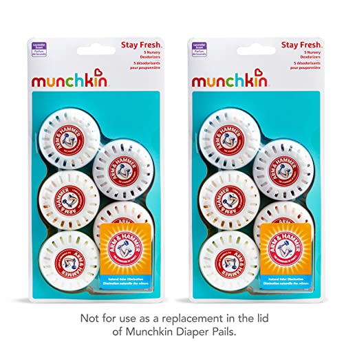 MunchkinÂ® Arm & Hammer Nursery Fresheners, Assorted Scents of Lavender or Citrus, 10 Count from Munchkin