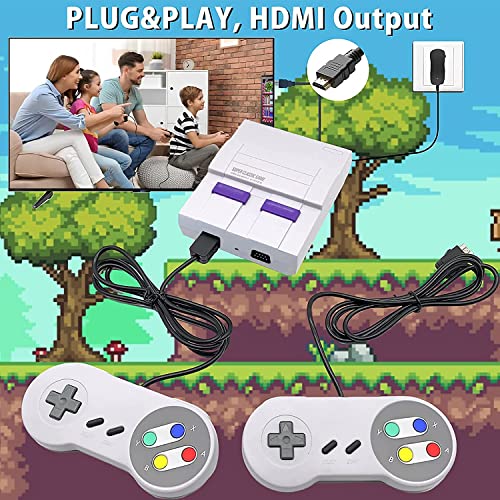 Retro Game Console,Game Consoles with Built in Games,Plug & Play Video Games HDMI Output, Some Games Support 2 Players from Jusubb