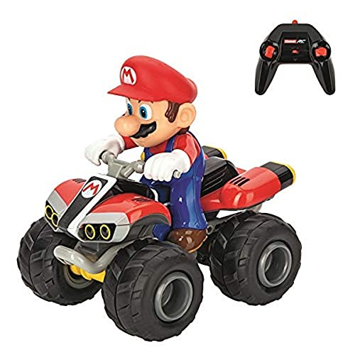 Carrera RC Nintendo Mario Kart 2.4 GHz Radio Remote Control Toy Car Vehicle - Mario Quad from Carrera