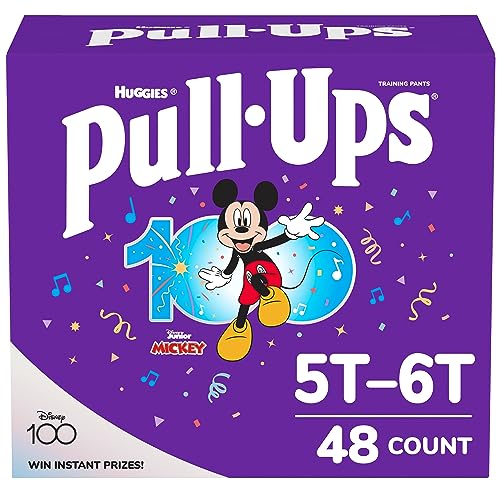 Pull-Ups Boys' Potty Training Pants, 5T-6T (46+ lbs), 48 Count by Kimberly-Clark Corp.