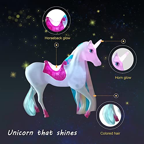BETTINA Magical Lights Unicom and Princess Doll, Horse Toys Playset, Unicorn Toys Princess Gifts for 3 to 7 Year Olds Girls Kids from BETTINA